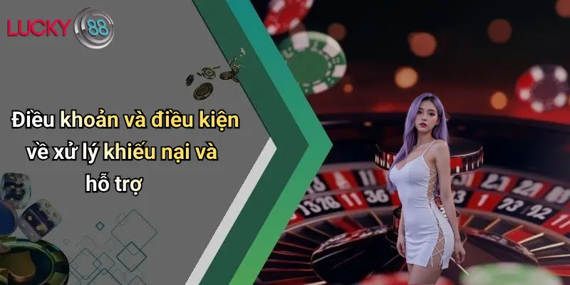 Điều khoản và điều kiện về xử lý khiếu nại và hỗ trợ