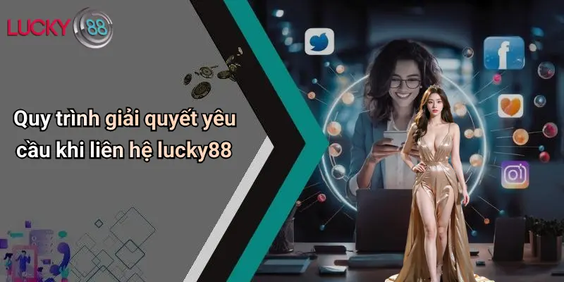 Quy trình giải quyết yêu cầu khi liên hệ lucky88